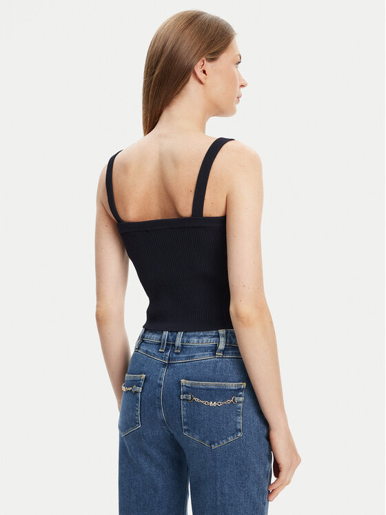 Guess Guess топ W5YR10 Z0130 Тъмносин Regular Fit