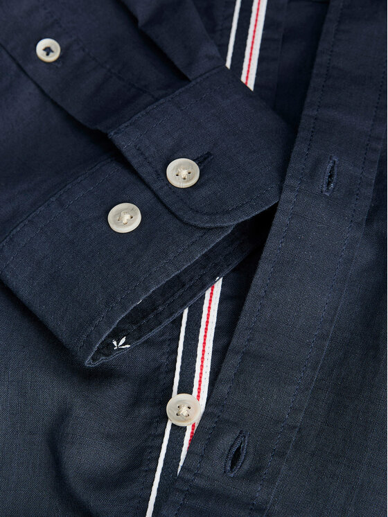 Jack & Jones Jack & Jones Hemd Henry 12289197 Dunkelblau Regular Fit