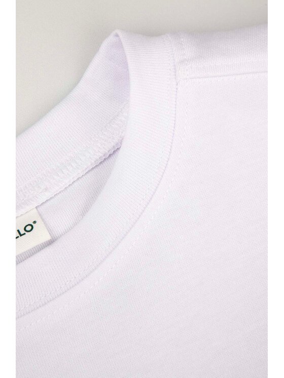 Coccodrillo Coccodrillo Tričko WC6143201QGJ-001 Biela Regular Fit