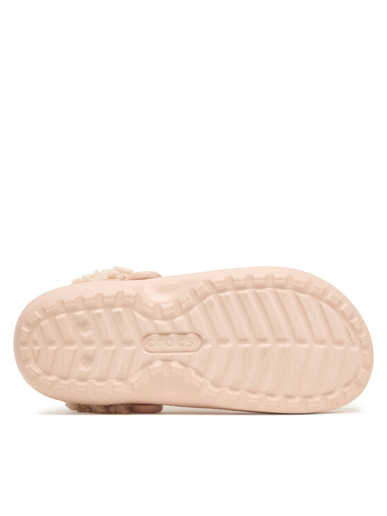 Crocs Crocs Чехли Classic Fleece Lined Clog Quartz 211396 Розов