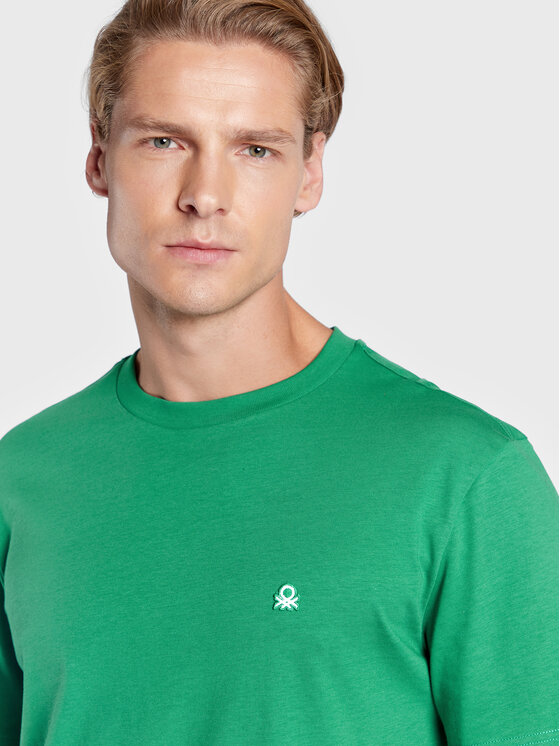 United Colors Of Benetton United Colors Of Benetton T-shirt 3MI5J1AF7 Verde Regular Fit