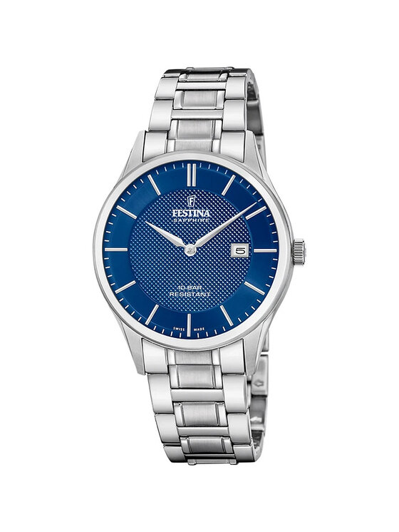 Festina Festina Zegarek F20067-4 Srebrny