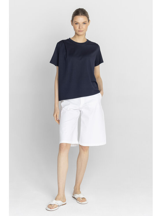 Deni Cler Milano Deni Cler Milano T-Shirt T-DC-T210-F2-46-58-1 Granatowy Regular Fit