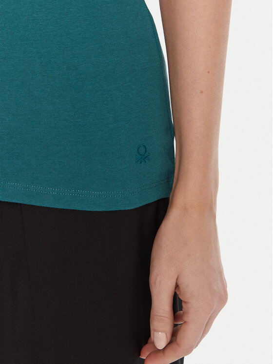 United Colors Of Benetton United Colors Of Benetton Блуза 3GA2E16F9 Син Regular Fit