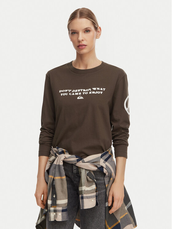 Quiksilver Quiksilver Palaidinė Standard  EQWZT03200 Ruda Regular Fit