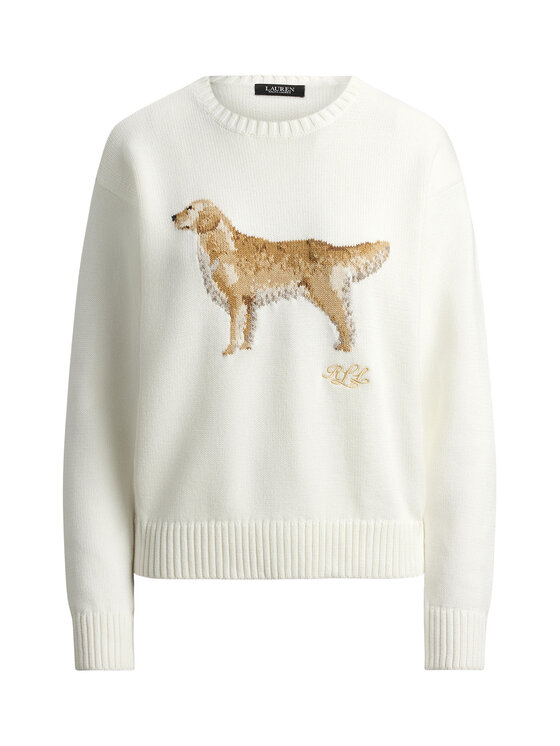 LAUREN RALPH LAUREN LAUREN RALPH LAUREN Πουλόβερ 200P10148001 Λευκό Relaxed Fit