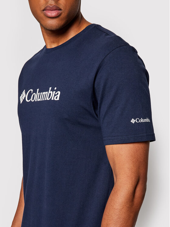 Columbia Columbia T-krekls Csc Basic Logo™ 1680053 Tumši zils Regular Fit