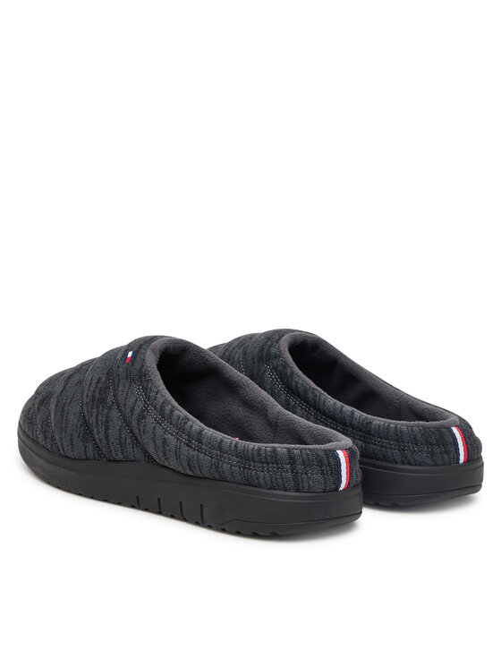 Tommy Hilfiger Tommy Hilfiger Kapcie Premium Comfort House Shoe FM0FM06014 Szary