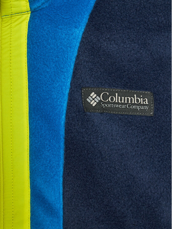 Columbia Back Bowl full zip fleece in blue