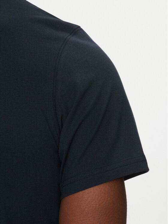 Barbour Barbour T-Shirt Essential Sports MTS0331NY91 Granatowy Tailored Fit