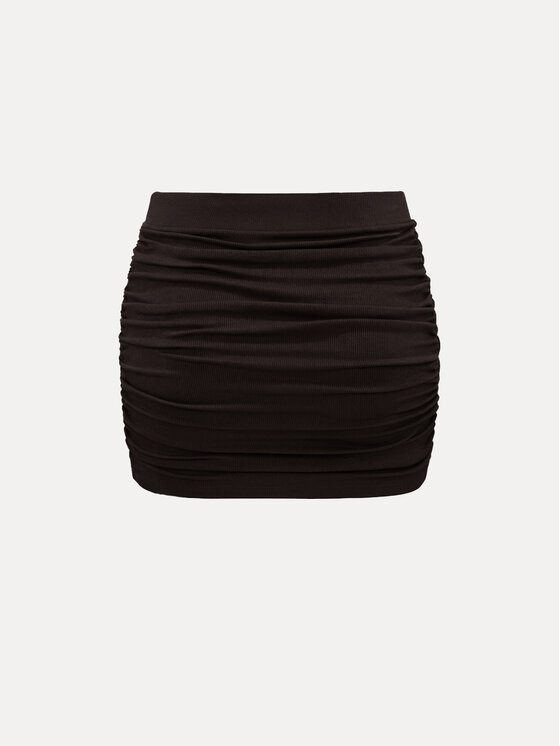 La Mania La Mania Minigonna WAVE Marrone Basic Fit