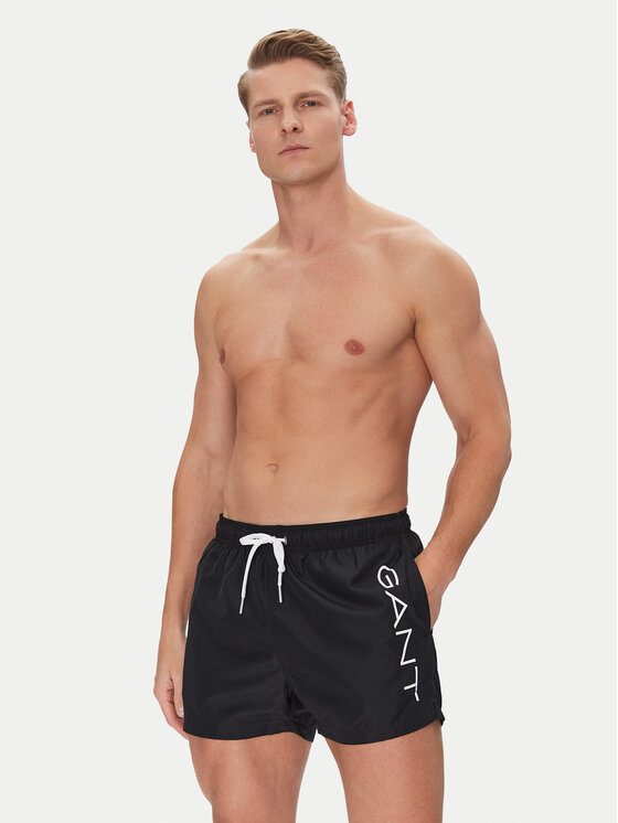 Gant Gant Plavecké šortky 920006200 Černá Regular Fit