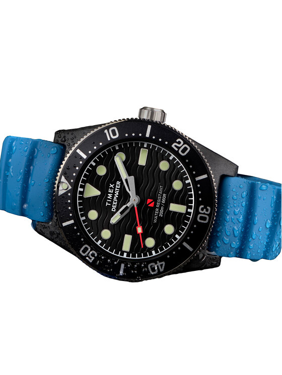 Timex Timex Годинник Deepwater Reef 200 XCF TW2Y02500 Чорний