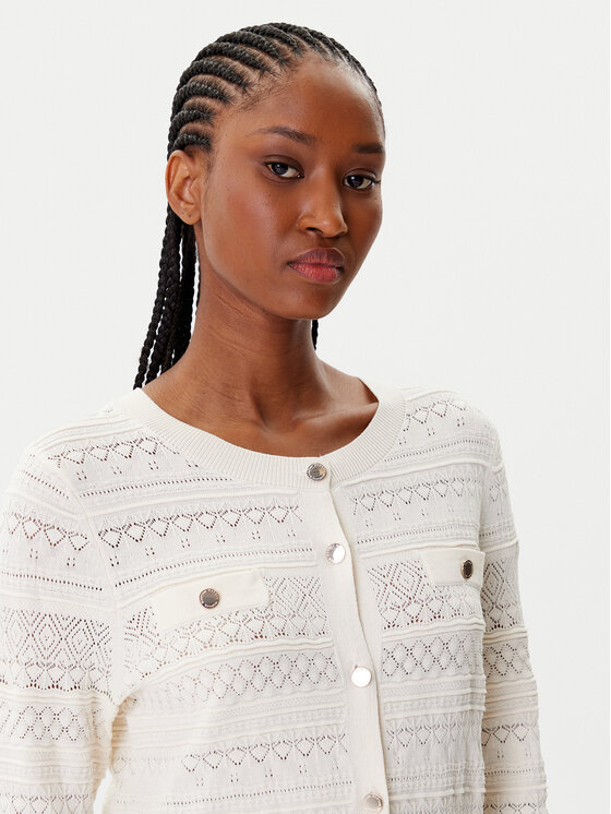 Morgan Morgan Strickjacke 252-MNAHIA Beige Slim Fit