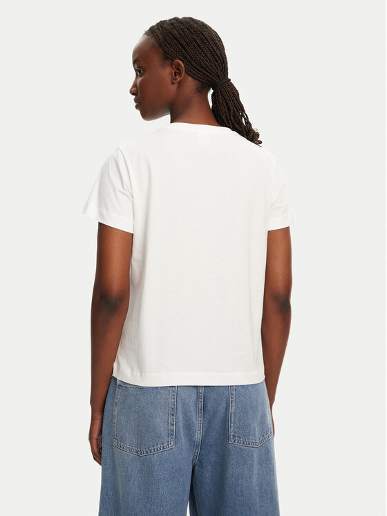PINKO PINKO Tricou Nambrone 103320 A2G7 Alb Regular Fit