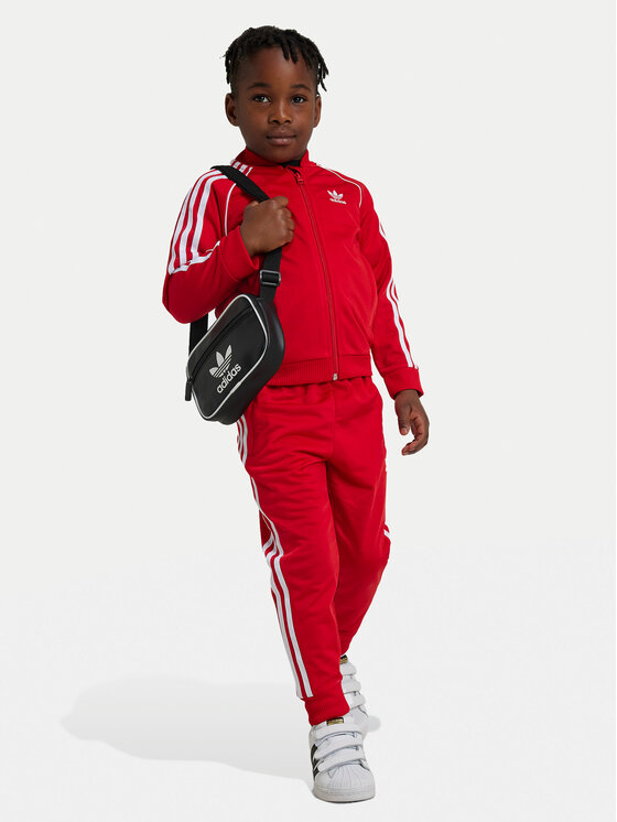 adidas adidas Dres adicolor SST IX7625 Czerwony Regular Fit