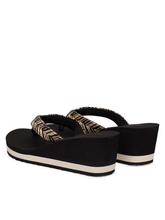 Tommy Hilfiger Tommy Hilfiger Джапанки Rope Strap FW0FW09197 Черен