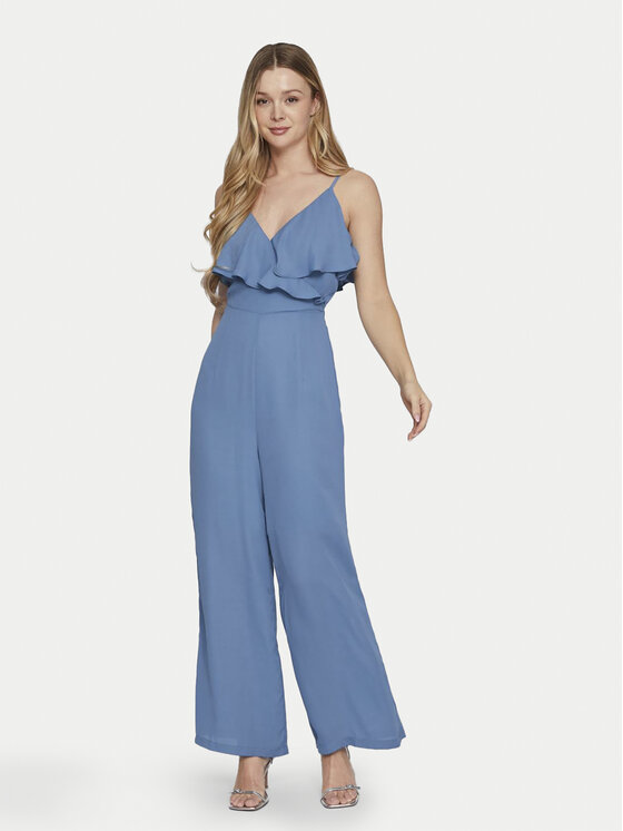 Vila Vila Kombinezon Elke 14093630 Plava Regular Fit