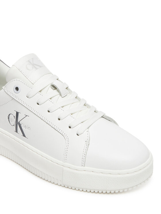 Calvin Klein Jeans Calvin Klein Jeans Sneakersy Chunky Cupsole Lth Silver YW0YW01876 Biela