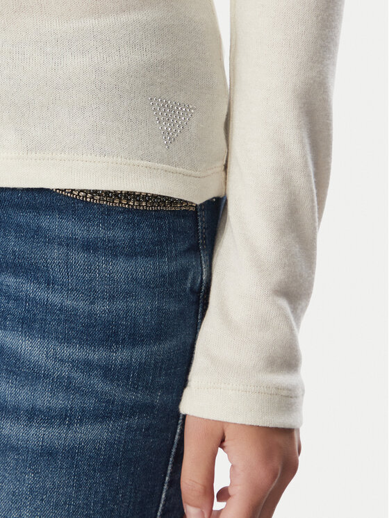Guess Guess Блуза W6BP18 K6246 Кремав Regular Fit