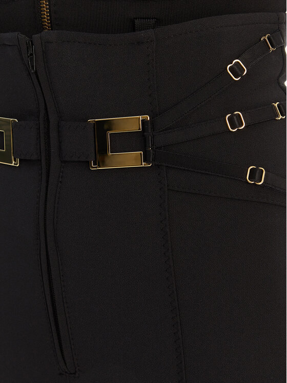 Elisabetta Franchi Elisabetta Franchi Szövet nadrág PA-158-61E2-V350 Fekete Skinny Fit