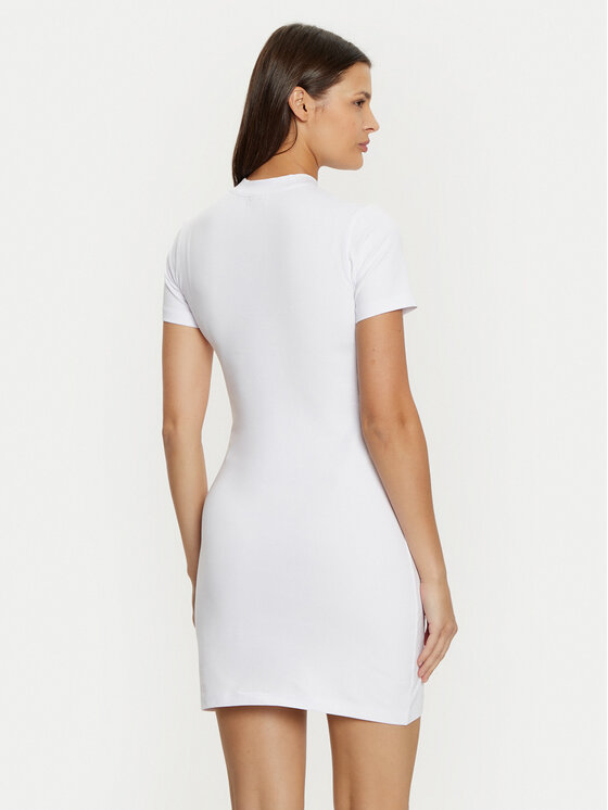 Guess Guess Rochie de zi V4YK02 KCDH1 Alb Slim Fit