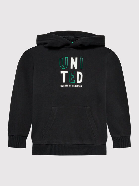 United Colors Of Benetton Bluză 3J68C200V Negru Regular Fit