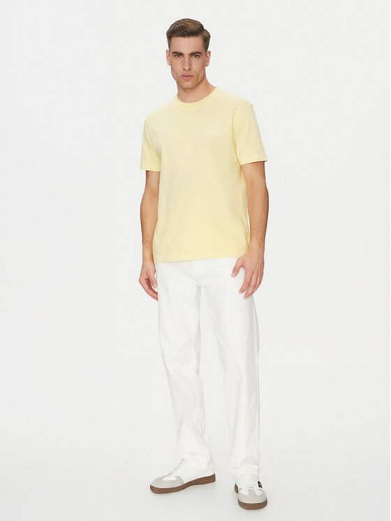 Marc O'Polo Denim Marc O'Polo Denim T-krekls 500 0006 040 Dzeltens Relaxed Fit