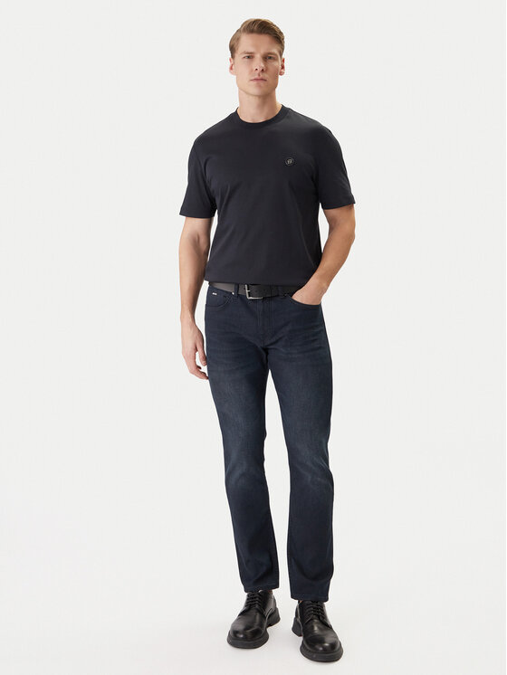 BOSS BOSS T-särk 50555844 Tumesinine Regular Fit