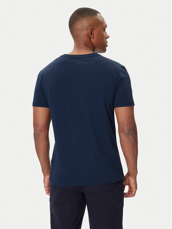 Tommy Hilfiger Tommy Hilfiger Tričko 2S87904671 Tmavomodrá Regular Fit