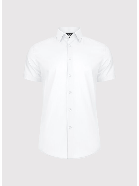 Pako Lorente Pako Lorente Koszula P25SF-1K-002 Biały Slim Fit