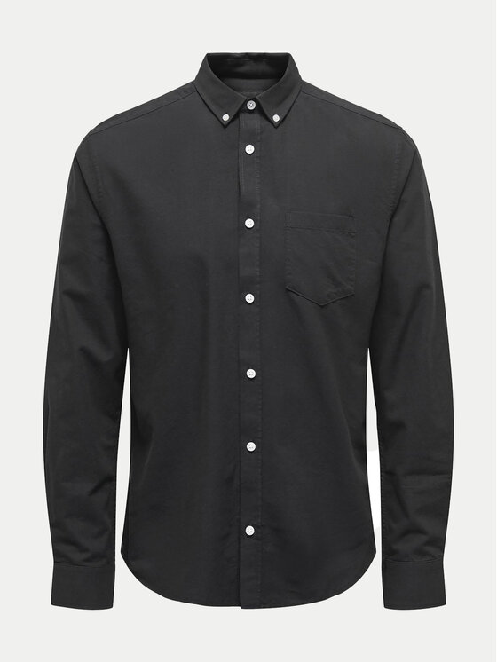 Only & Sons Only & Sons Cămașă Alvaro 22006479 Negru Slim Fit