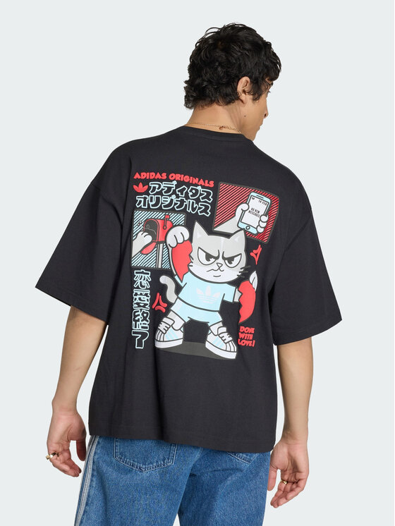 adidas adidas T-Shirt 164257 Czarny Oversize