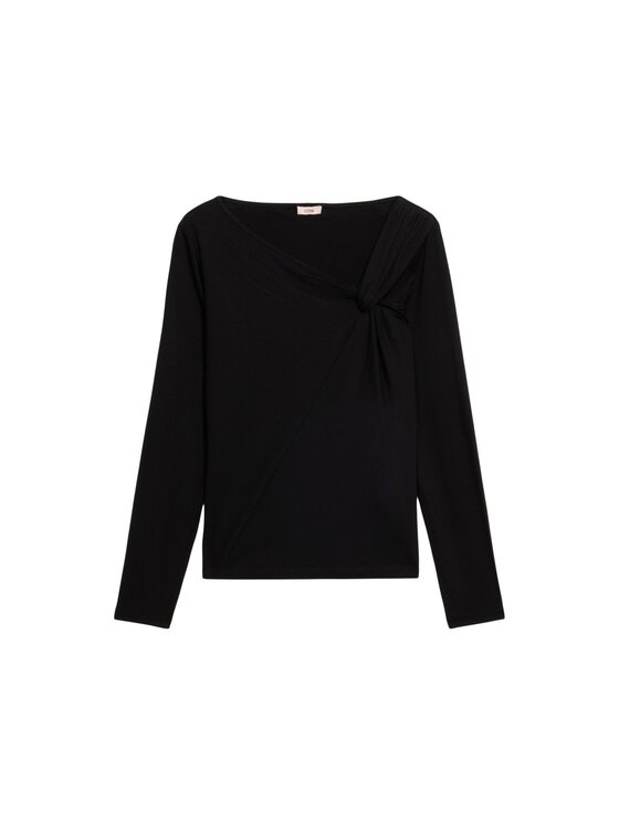 Oltre Oltre T-shirt G094J004549N033 Nero Slim Fit