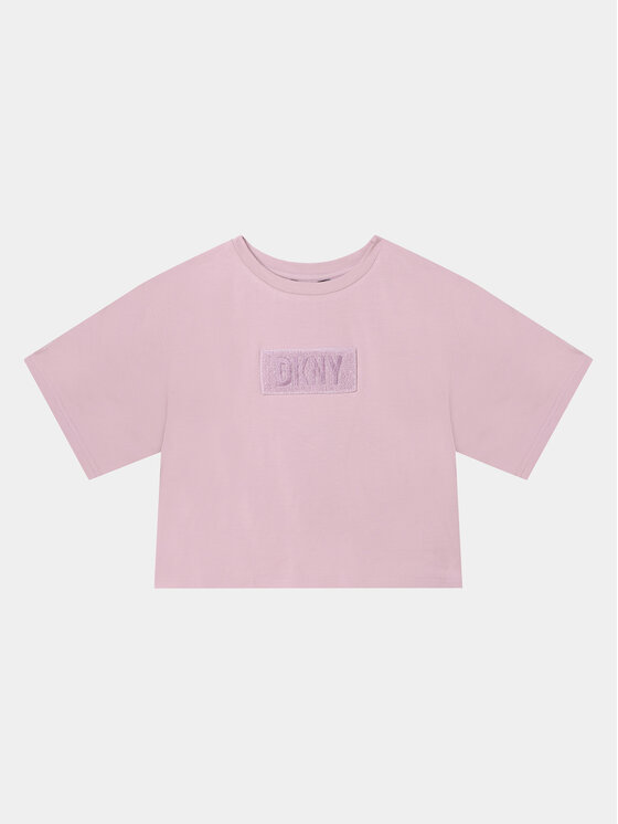 DKNY DKNY T-shirt D35T02 S Ružičasta Regular Fit