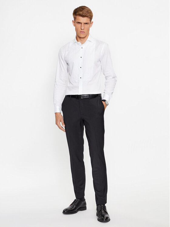 BOSS Boss Košile H-Hank-Tux3-231 50503261 Bílá Slim Fit