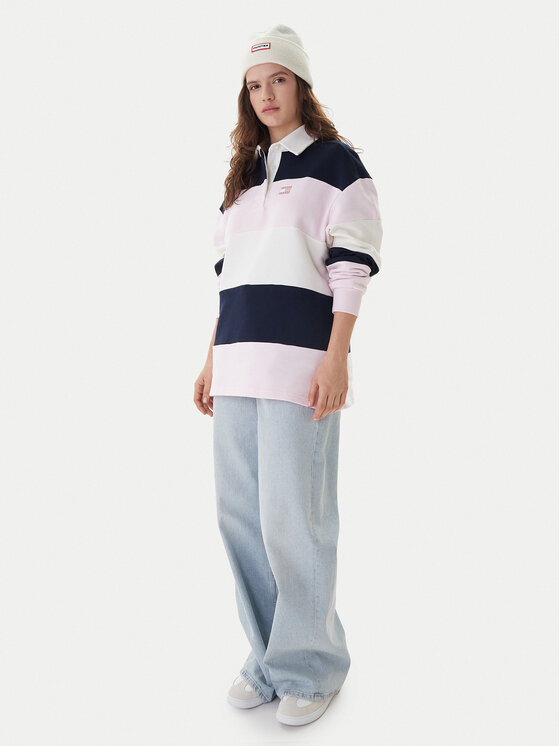 Tommy Jeans Tommy Jeans Pulóver Badge DW0DW21927 Színes Relaxed Fit