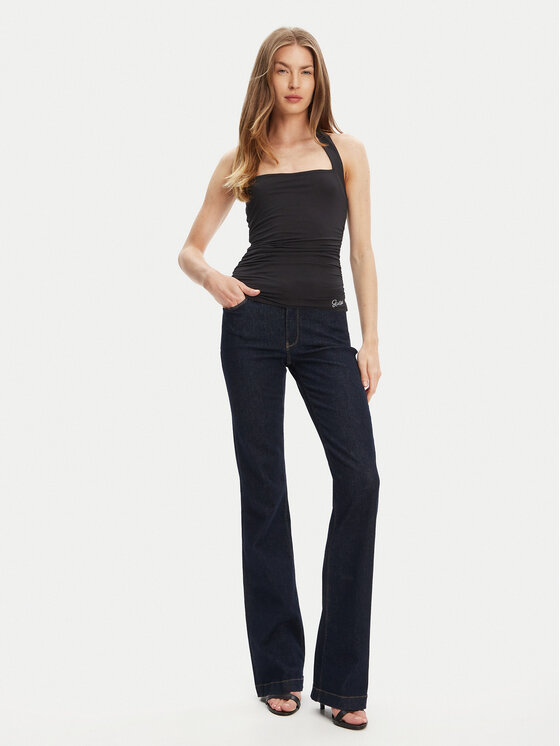 Guess Guess Top W5YP28 KACM2 Černá Regular Fit