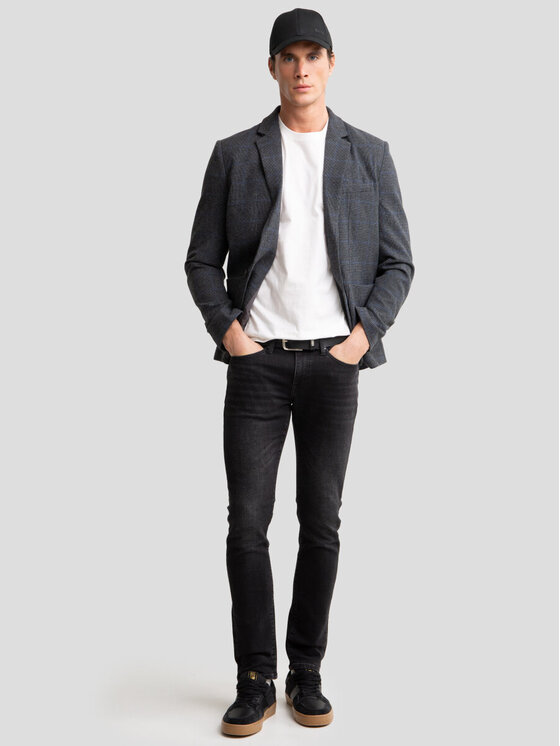 BIG STAR BIG STAR Jeansy TERRY_SLIM_909_190 Czarny Slim Fit