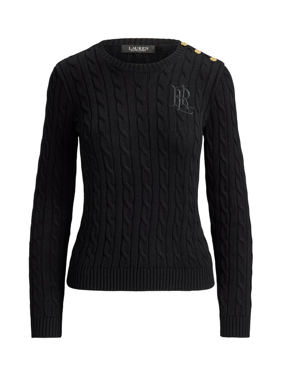 LAUREN RALPH LAUREN LAUREN RALPH LAUREN Džemper 200P14039001 Crna Regular Fit