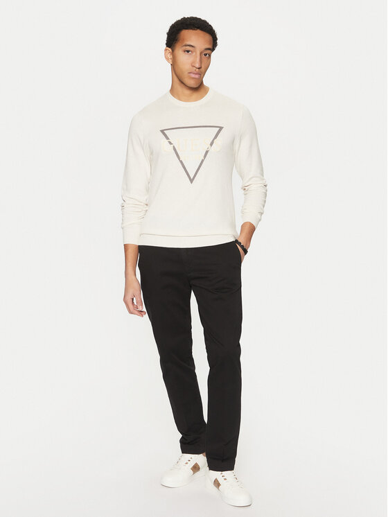 Guess Guess Maglione M5RR02 Z3KI1 Écru Regular Fit
