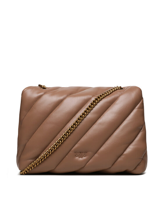 PINKO PINKO Дамска чанта Love Big Puff Cl . AI 23-24 PLTT 100037 A0F2 Кафяв