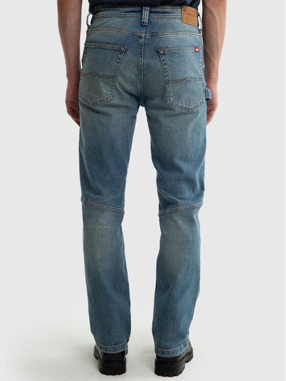 BIG STAR BIG STAR Jeansy COLT WORKWEAR Niebieski Straight Leg