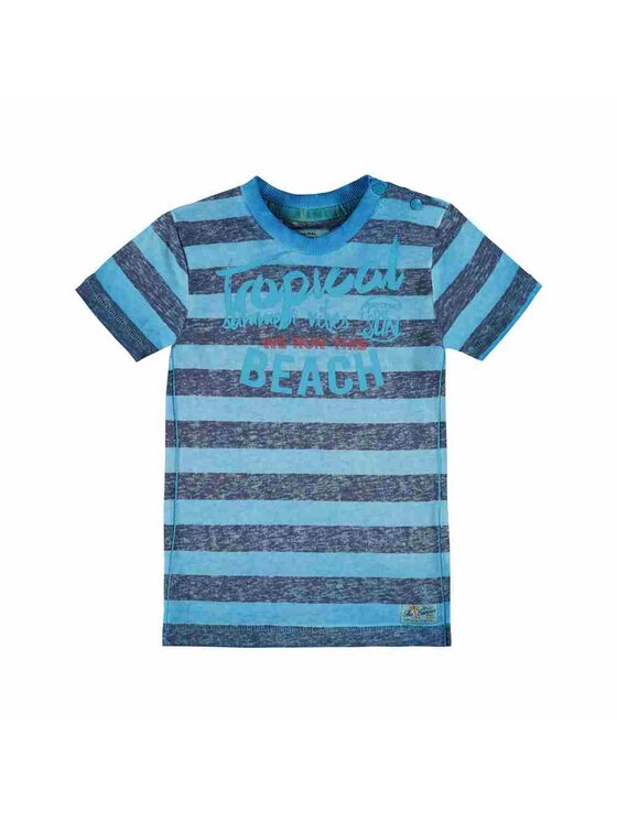 Kanz Kanz T-Shirt 1713511-3440 Niebieski Basic Fit