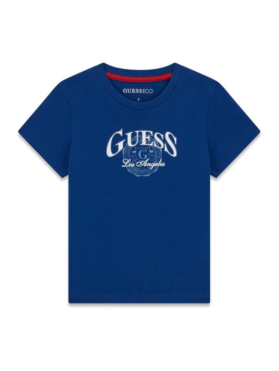 Guess Kids Guess Kids T-Shirt 185387 Niebieski Classic Fit