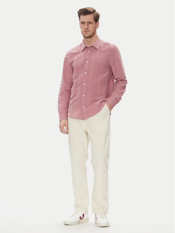 Lee Lee Medžiaginės kelnės Utility 112364005 Smėlio Straight Fit