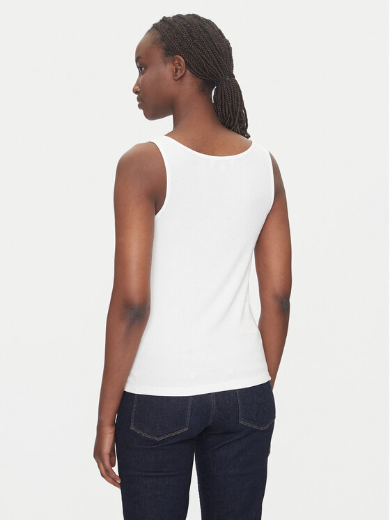 Morgan Morgan Top 251-DOUBI Biały Slim Fit
