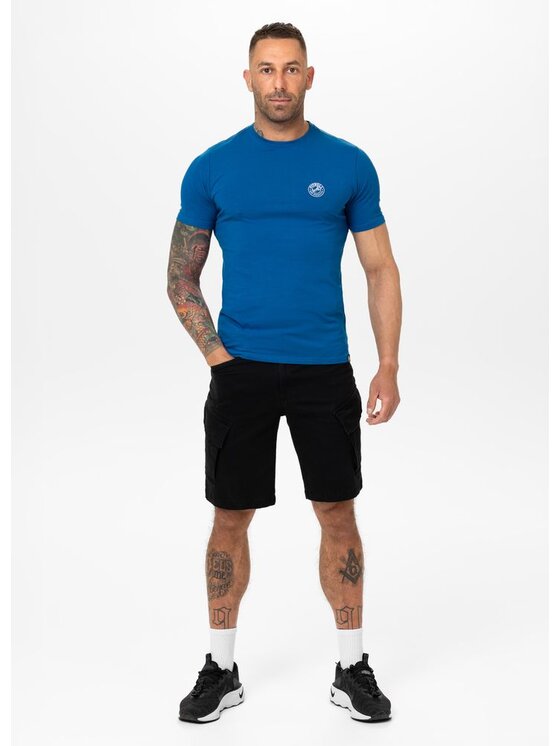 PITBULL PITBULL T-Shirt AUTOMATIC Niebieski Regular Fit