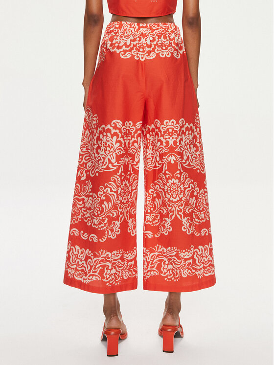 Gaudi Gaudi Pantaloni culotte 411FD25024 Portocaliu Regular Fit