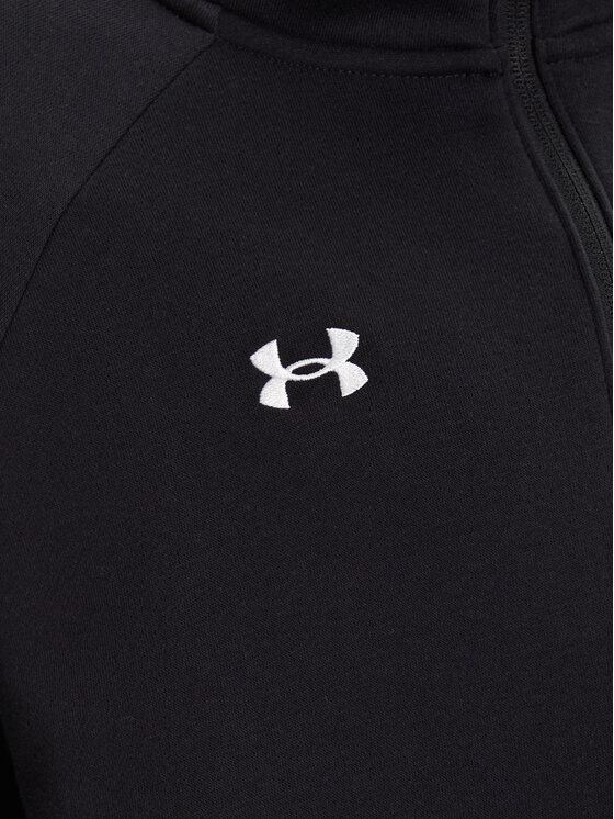 Under Armour Under Armour Bluză Ua Rival Fleece Hz 1379492-001 Negru Loose Fit